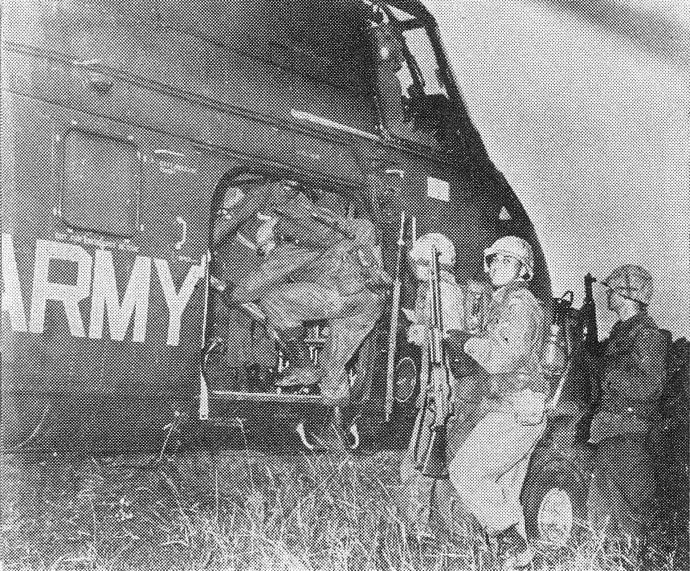 6th Infantry Regiment soldiers in the field